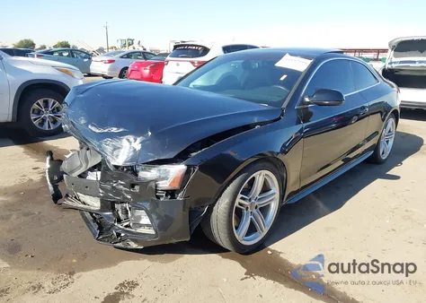 2013 Audi S5 3.0T Premium Plus z USA, uszkodzony, nr VIN WAUVGAFR5DA053416